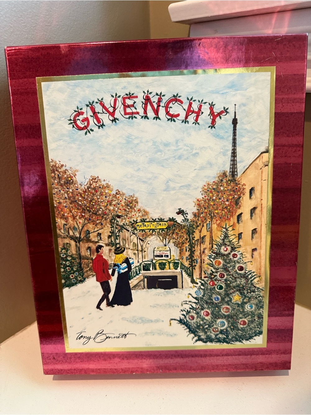 Givenchy Christmas Holiday Gift Box Tony Bennett